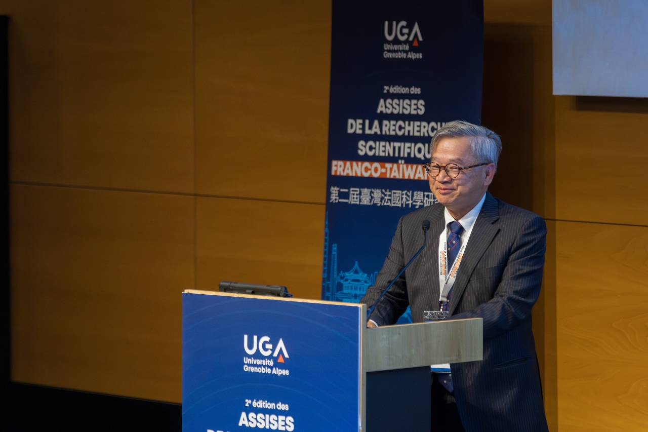 吳誠文主委於開幕致詞表示，臺法科研合作逾30年，已簽署多項科研合作協議，並建立完善的科研補助與交流機制，希望藉由擴大雙方合作的廣度與深度，持續強化臺法科研合作關係。