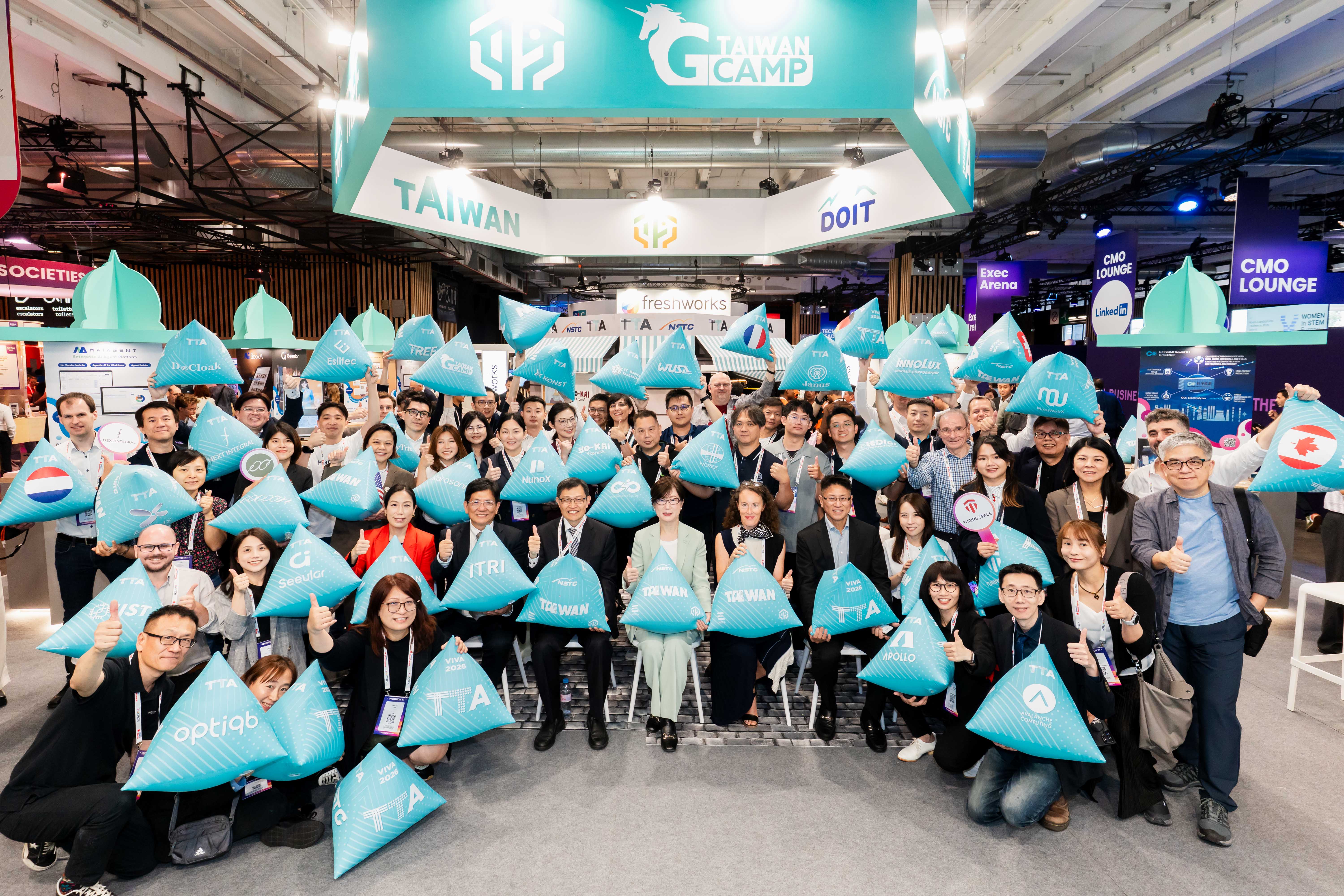 國科會TTA率34家新創八度參展VivaTech，展現AI Taiwan成果。