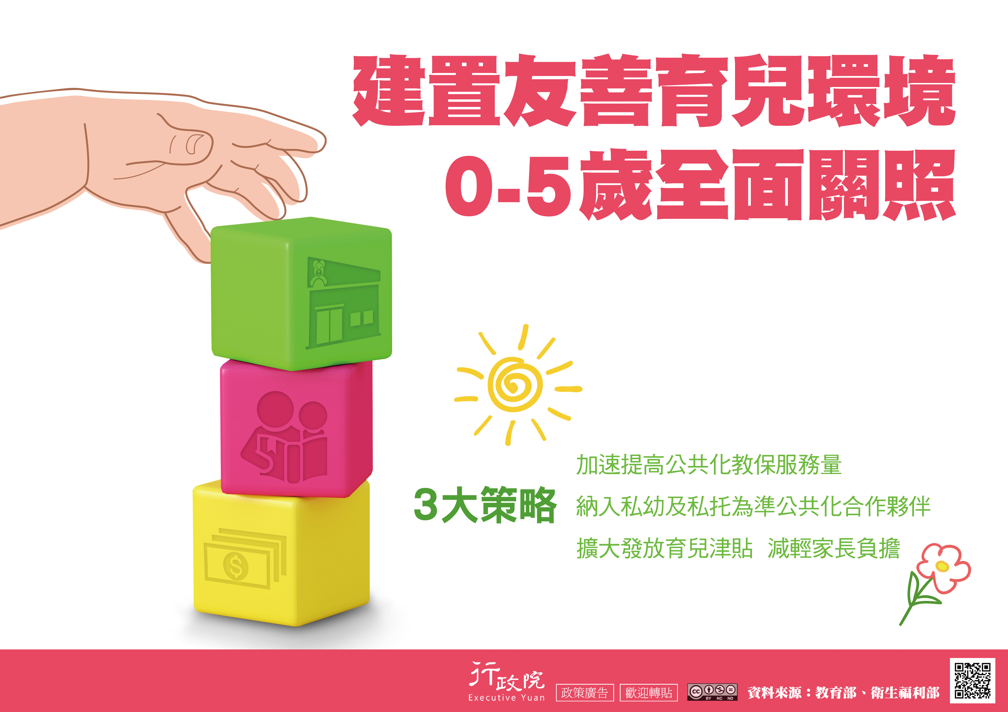 建置友善育兒環境　0-5歲全面關照